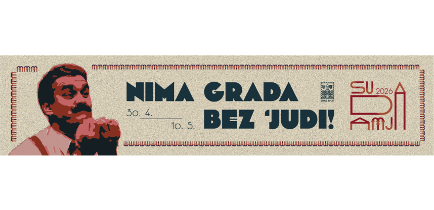 Official Sudamja 2026 poster from Visit Split showing the festival dates and branding